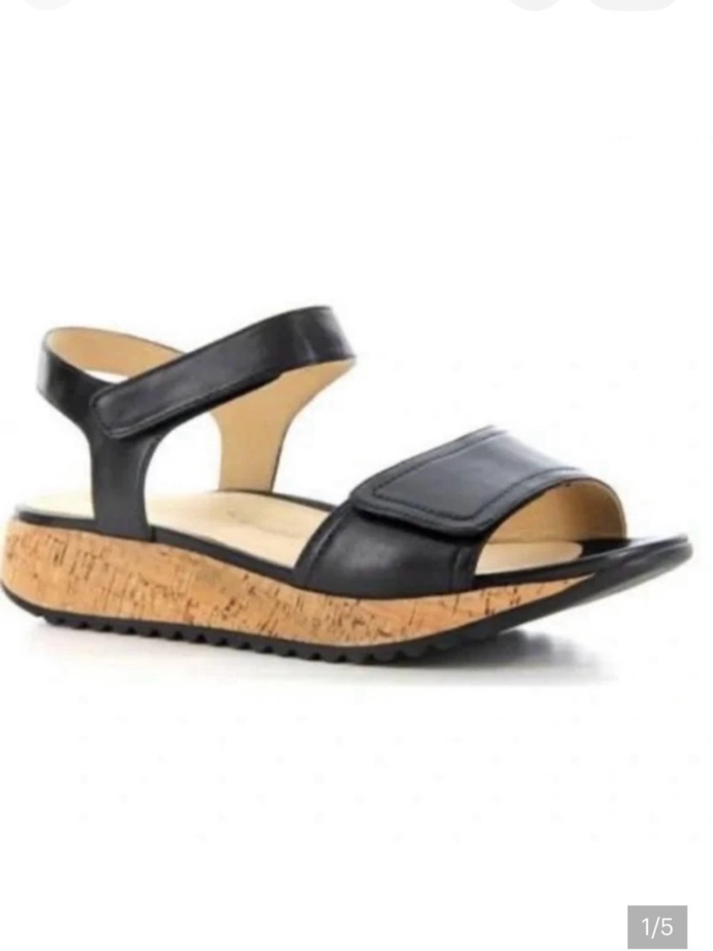 ZIERA Neva Sandals, black and tan